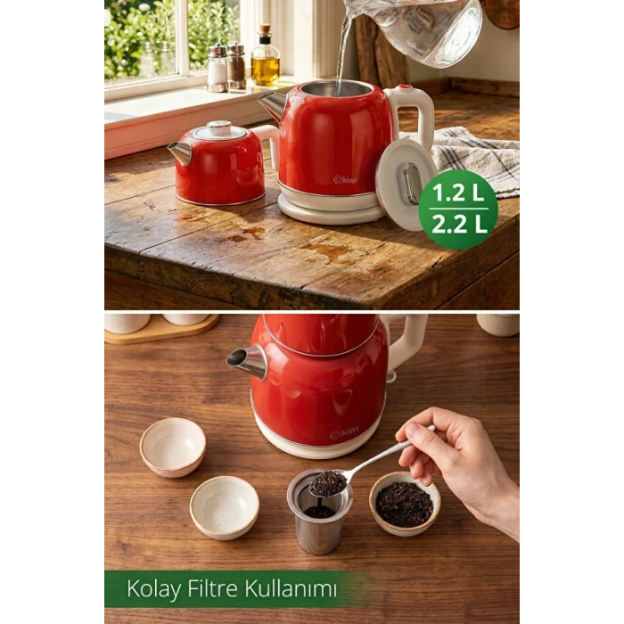 KİWİ KTM-2921 ÇELİK ÇAYCI