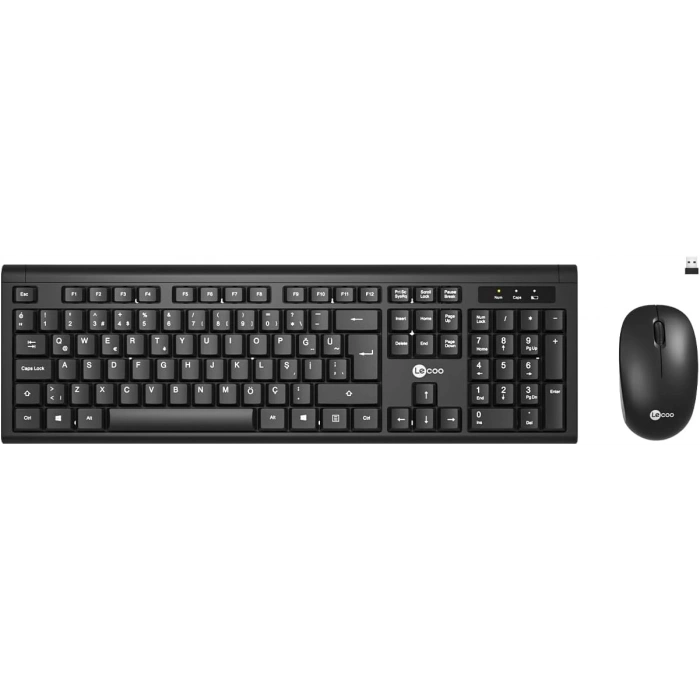 LECOO KW200 KABLOSUZ KLAVYE MOUSE SET