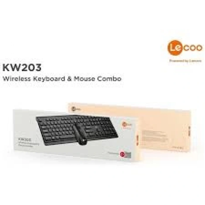 LECOO KW203 KABLOSUZ KLAVYE MOUSE SET