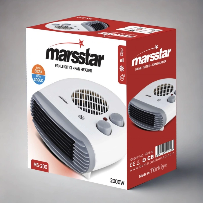 MARSSTAR MS-200 FANLI ISITICI