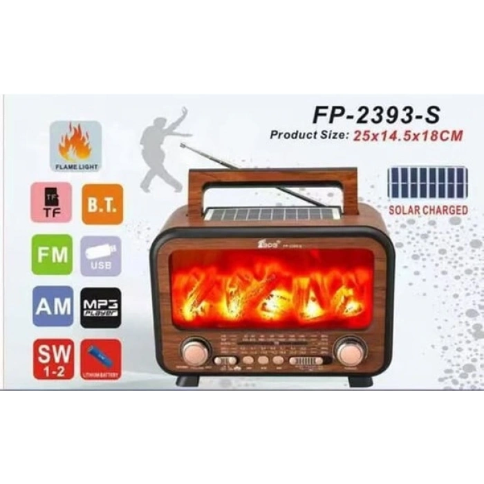 POLYGOLD FP-2393 ŞÖMİNELİ MÜZİK KUTUSU