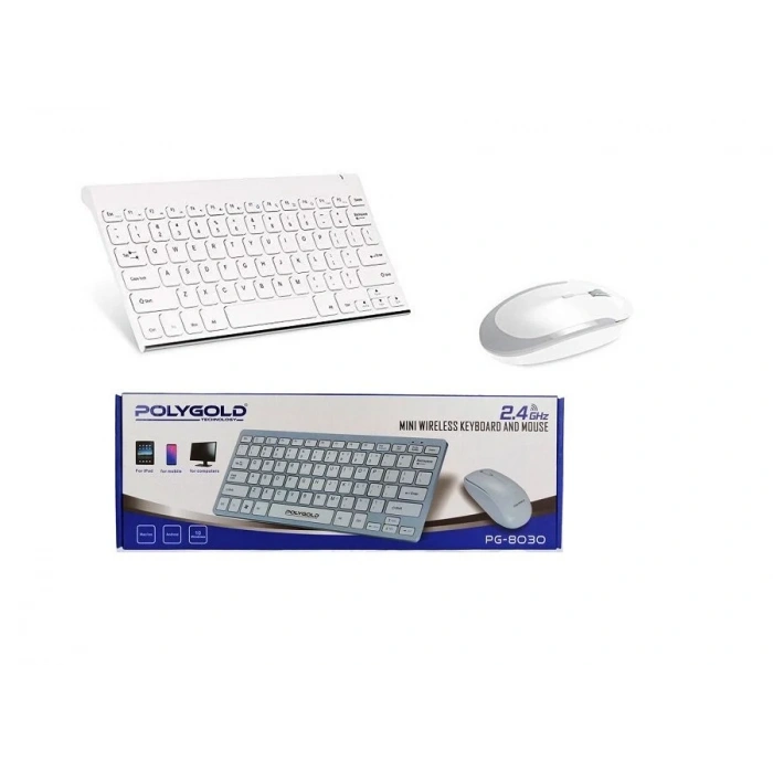 POLYGOLD PG-8030 MINI WIRELESS KLAVYE MOUSE SET
