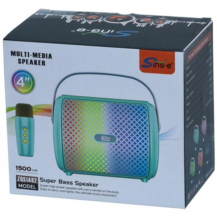 POLYGOLD ZQS1482 MİKROFONLU MÜZİK KUTUSU