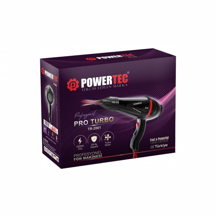POWERTEC TR-2001 SAÇ KURUTMA MAKİNESİ