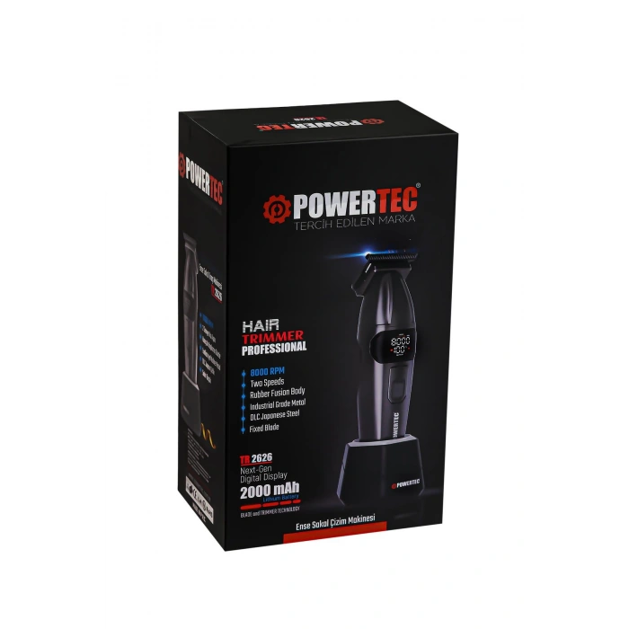 POWERTEC TR-2626 ŞARJLI SAÇ KESME
