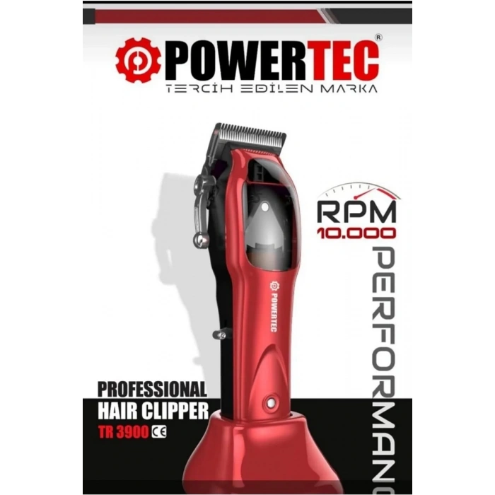 POWERTEC TR-3900 ŞARJLI SAÇ KESME
