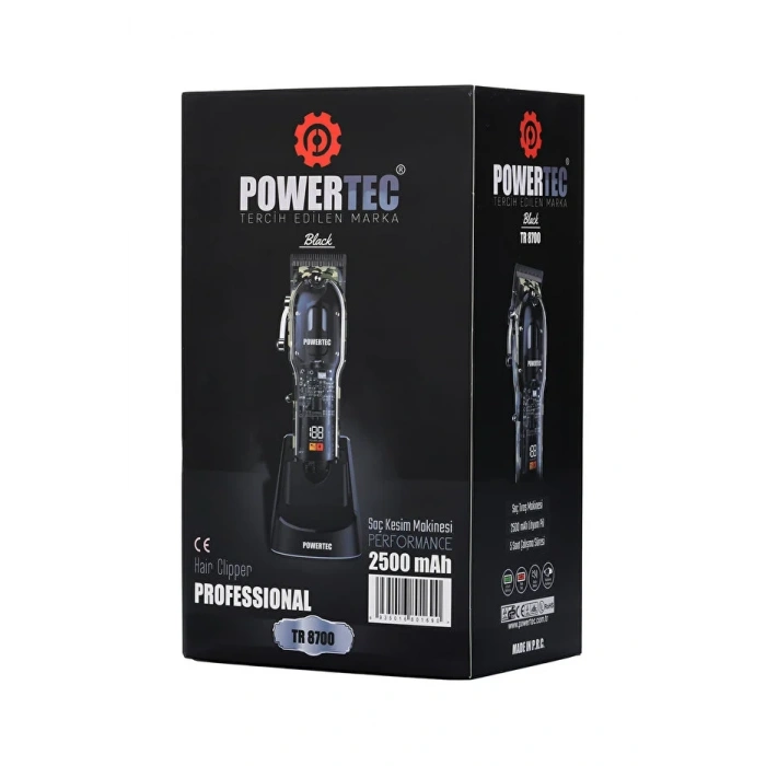 POWERTEC TR-8700 ŞARJLI SAÇ KESME