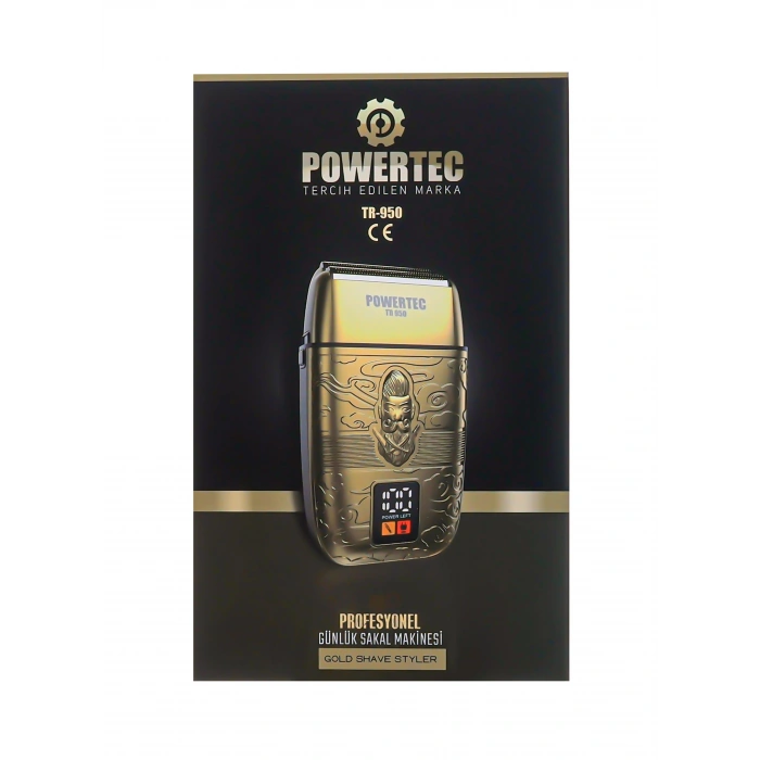 POWERTEC TR-950 ŞARJLI SAKAL KESME