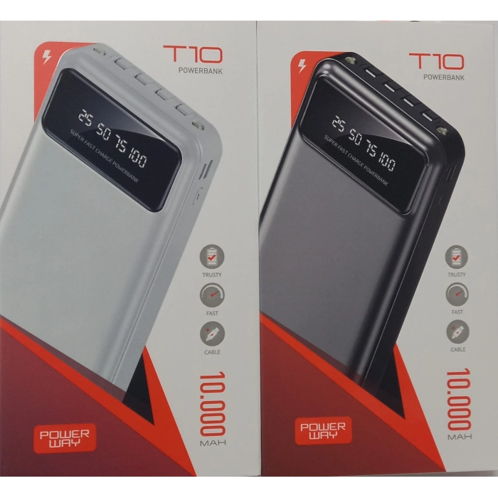 POWERWAY T10 10.000 MAH POWERBANK