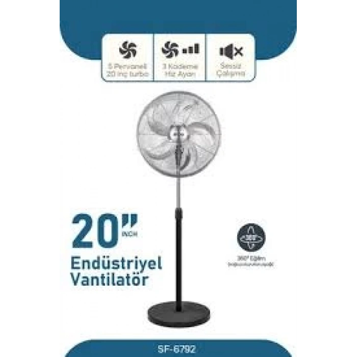 SİNBO SF-6792 20 SANAYİ VANTİLATÖRÜ