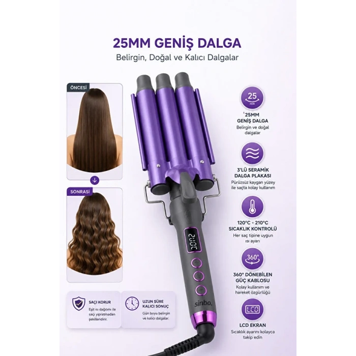 SİNBO SHD-1701 SAÇ ŞEKİLLENDİRİCİ