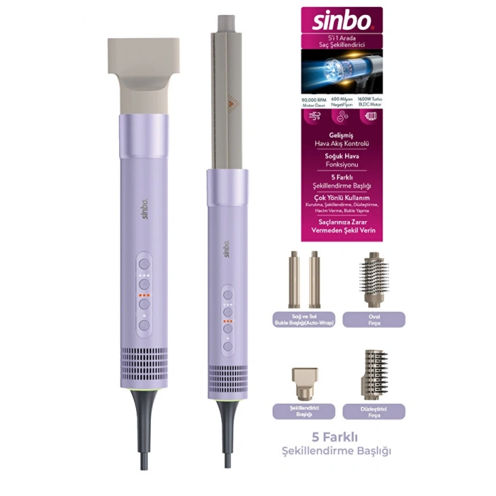 SİNBO SHD-1760 SAÇ ŞEKİLLENDİRME