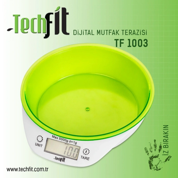 TECHFİT TF-1003 DİGİTAL MUTFAK BASKÜLÜ