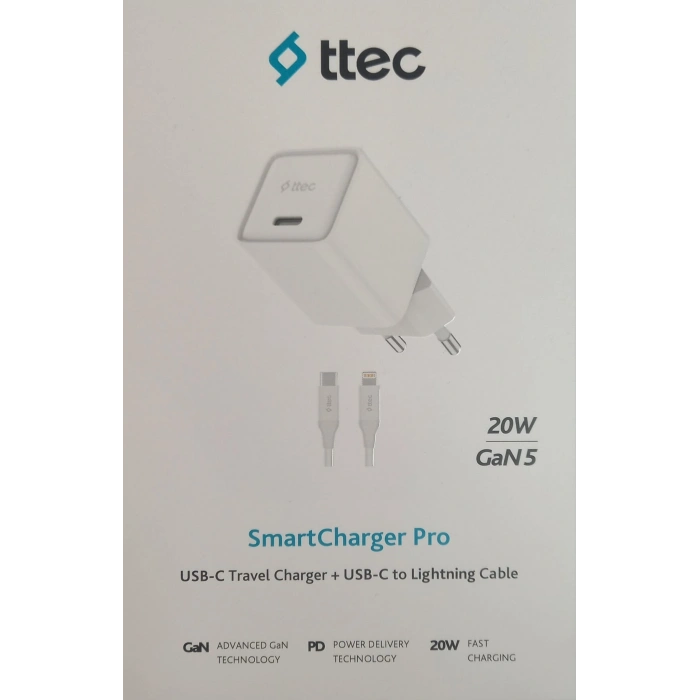 TTEC 2TC20LB 20W İPHONE ŞARJ SETİ