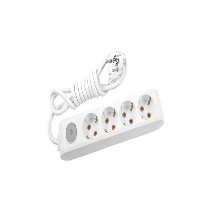 VİKO 4LÜ ANAHTARLI 2MT. GRUP PRİZ