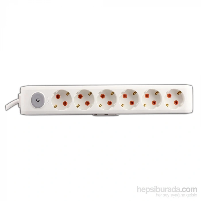 VİKO 6LI ANAHTARLI 5MT. GRUP PRİZ