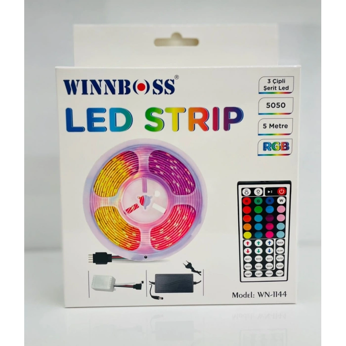 WINNBOSS WN-1144 3 ÇİPLİ ŞERİT LED