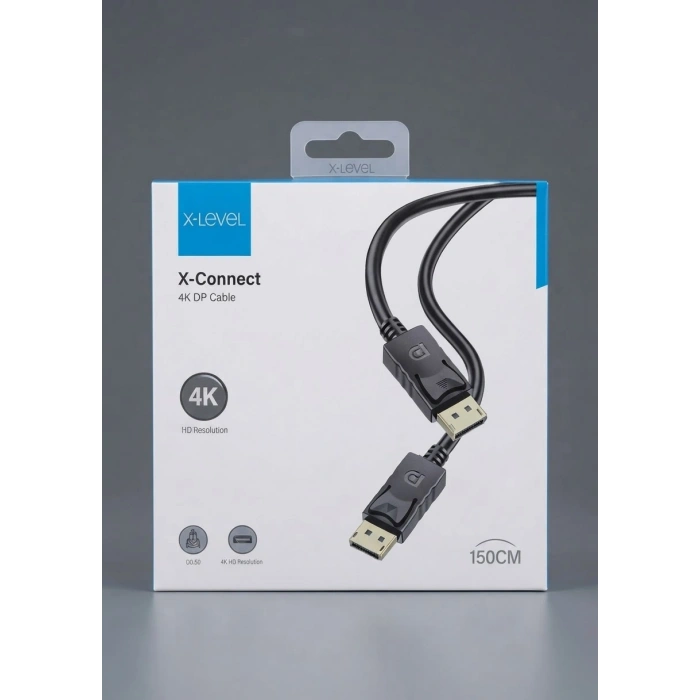 X-LEVEL XDPC 7810 X-CONNECT 4K 1.5MT. DP KABLO
