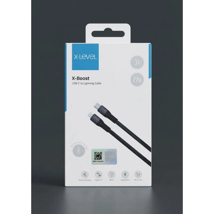 X-LEVEL XCC 8991 27W TYPE-C IPHONE KABLO
