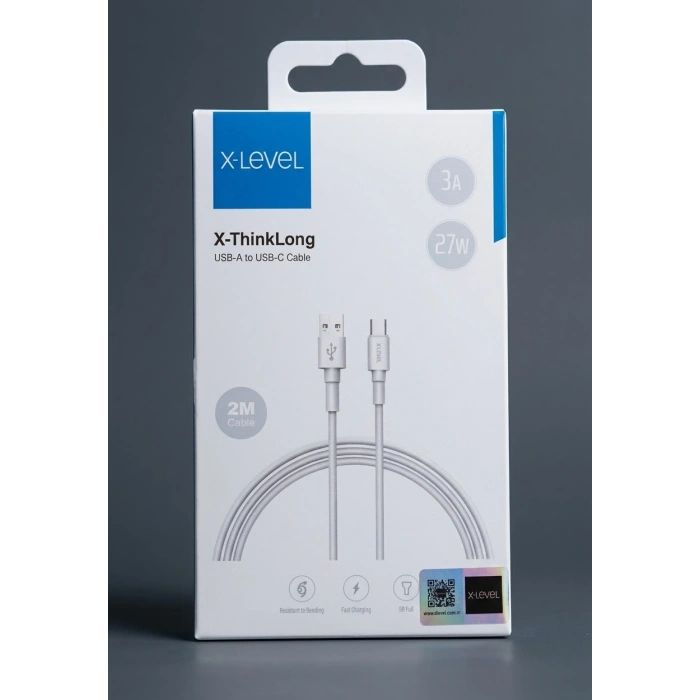 X-LEVEL XCC8502 X-THİNKLONG 2MT. TYPE-C KABLO