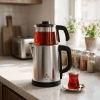 KİNG K3112 TEAGLASS ÇELİK ÇAYCI