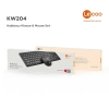 LECOO KW204 KABLOSUZ KLAVYE MOUSE SET