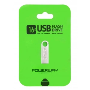 POWERWAY 16GB METAL FLASHBELLEK