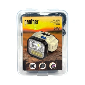 PANTHER PT-5804 ŞARJLI KAFA LAMBASI