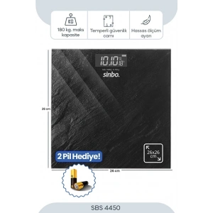 SİNBO SBS-4450 DİJİTAL BANYO BASKÜLÜ