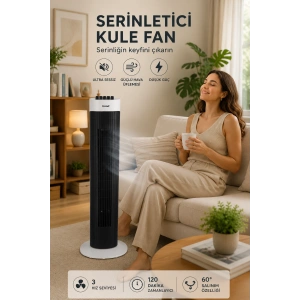 BOOD TF-82 KULE TİPİ VANTİLATÖR