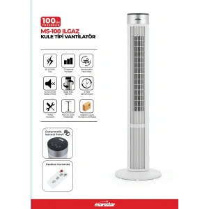 MARSSTAR MS-100 ILGAZ KULE TİPİ VANTİLATÖR