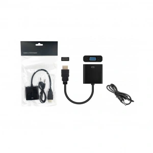 PLATOON PL-7237 HDMI TO VGA ÇEVİRİCİ KABLO