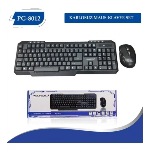 POLYGOLD PG-8012 KABLOSUZ KILAVYE SET