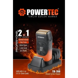 POWERTEC TR-700 2 İN 1 SAÇ SAKAL KESME