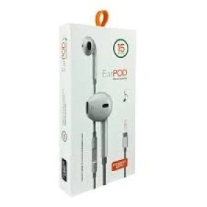 POWERWAY EARPOD İPHONE15 KULAKLIK