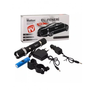 WATTON WT-038 ŞARJ EDİLEBİLİR EL FENERİ