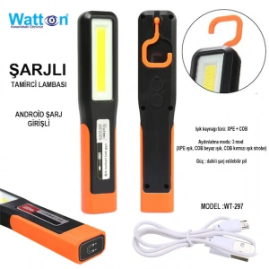 WATTON WT-297 MIKNATISLI EL FENERİ
