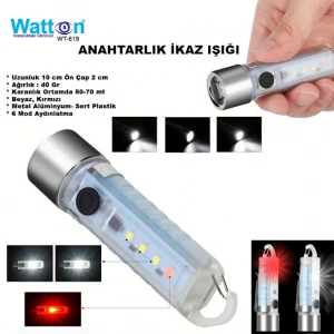 WATTON WT-619 MİNİ EL FENERİ