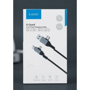X-LEVEL XCC 8410 65W 4 İN 1 ŞARJ KABLOSU