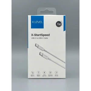 X-LEVEL XCC 8610 15W TYPE-C TYPE-C KABLO