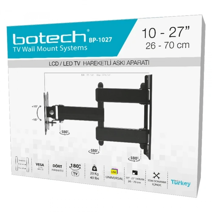BOTECH BP-1027 TV ASKI APARATI HAREKETLİ 10-27