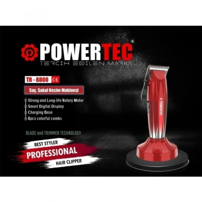 POWERTEC TR-8800 SAÇ KESME MAKİNESİ