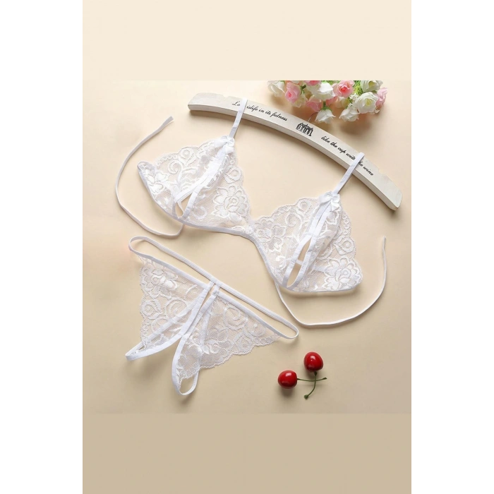 Kadın Dantelli Sütyen Külot Takımı 5li Set