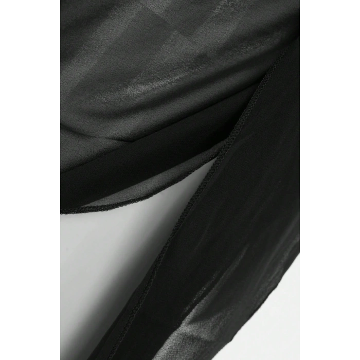 Kadın Siyah Beyaz Transparan Belden Bağlamalı Pareo 2li