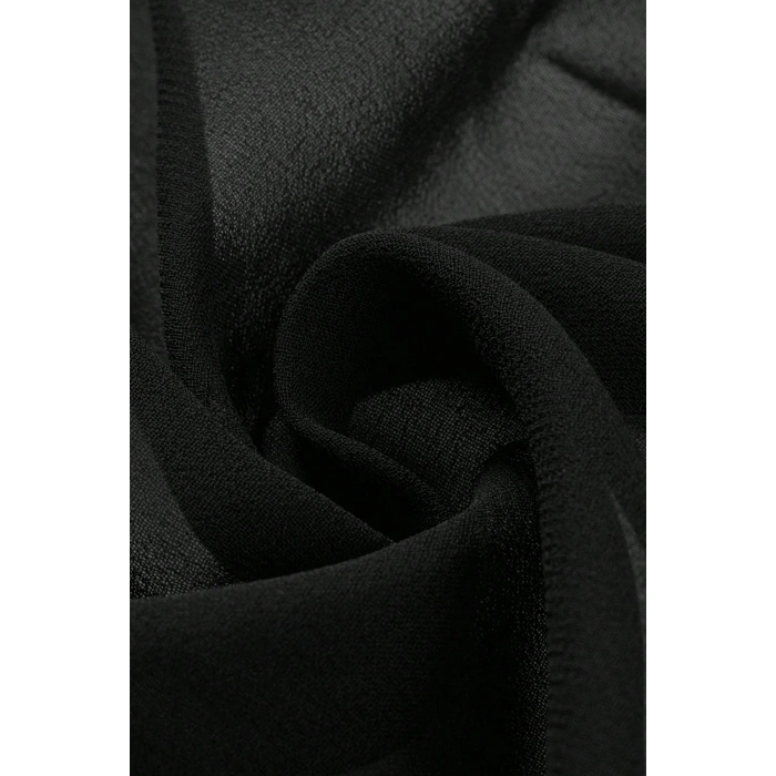 Kadın Siyah Beyaz Transparan Belden Bağlamalı Pareo 2li