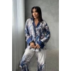 GİZOTTİ D ACQUA SATEN ÜÇLÜ PİJAMA TAKIMI