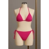 Kadın Fuşya Yandan Bağlamalı Bikini Mayo Takımı