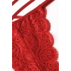 Kadın Kırmızı Dantel Sütyen Külot Takımı