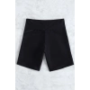 Kadın Siyah Önden Bağcıklı Deniz Şortu