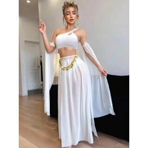 Kadın Fantazi Beyaz Özel Tasarım Harem Kostüm 2274